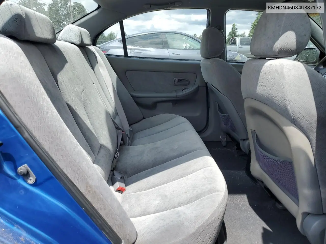 2004 Hyundai Elantra Gls VIN: KMHDN46D34U887172 Lot: 61895865