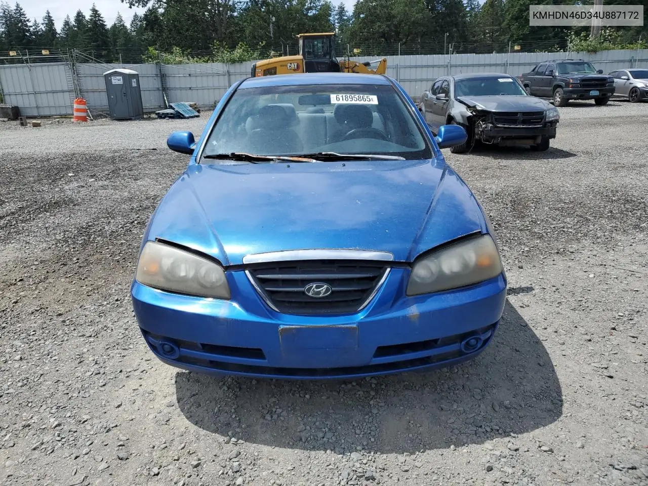 2004 Hyundai Elantra Gls VIN: KMHDN46D34U887172 Lot: 61895865
