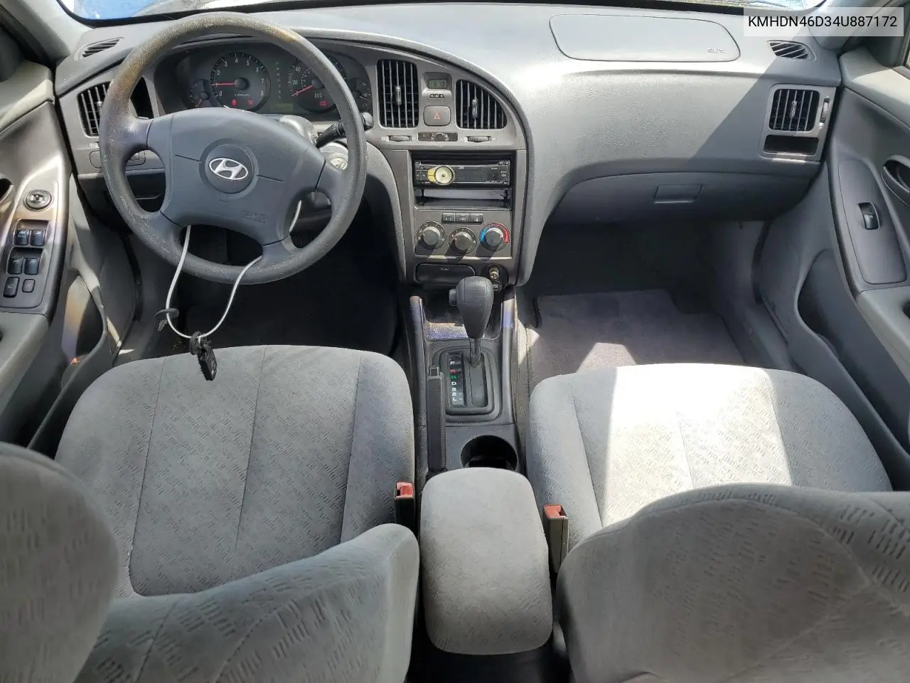2004 Hyundai Elantra Gls VIN: KMHDN46D34U887172 Lot: 61895865