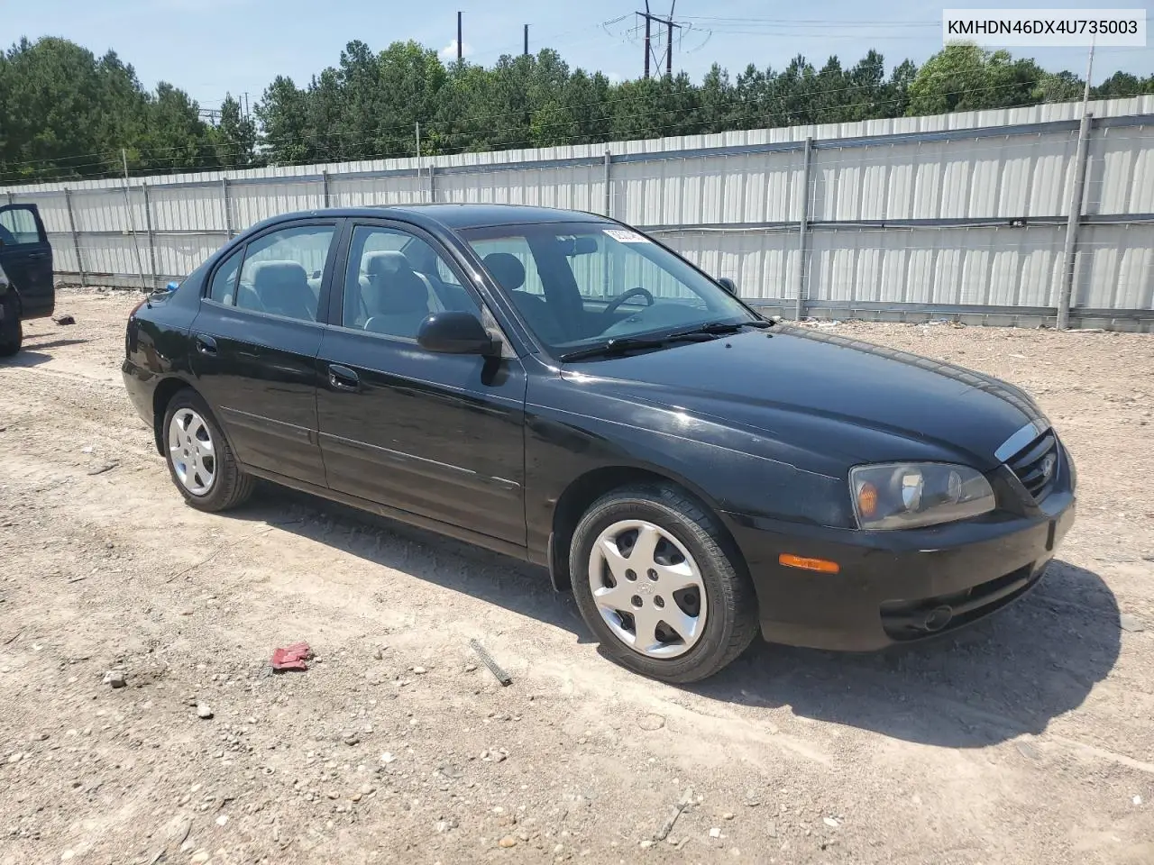 2004 Hyundai Elantra Gls VIN: KMHDN46DX4U735003 Lot: 62307485