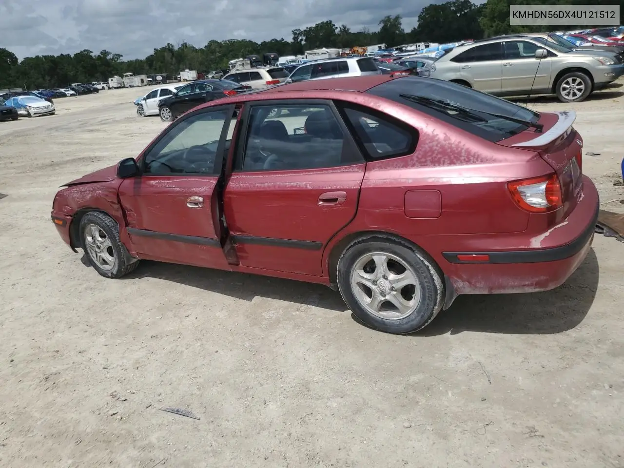 2004 Hyundai Elantra Gls VIN: KMHDN56DX4U121512 Lot: 63157195