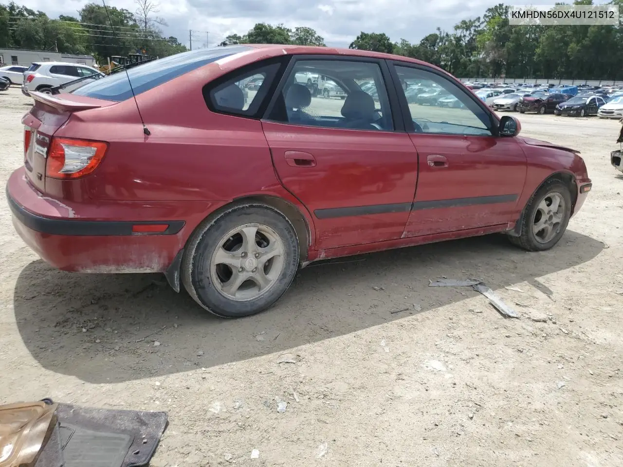 2004 Hyundai Elantra Gls VIN: KMHDN56DX4U121512 Lot: 63157195