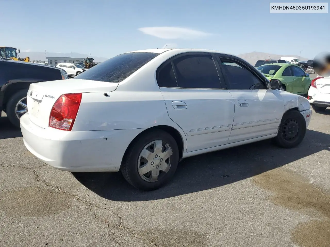 2005 Hyundai Elantra Gls VIN: KMHDN46D35U193941 Lot: 44577505