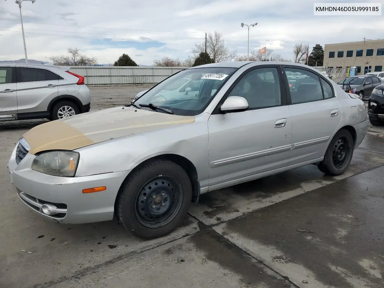 2005 Hyundai Elantra Gls VIN: KMHDN46D05U999185 Lot: 49917735