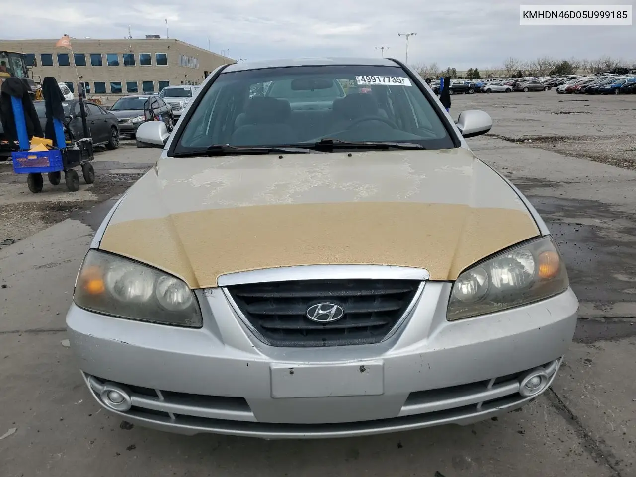 2005 Hyundai Elantra Gls VIN: KMHDN46D05U999185 Lot: 49917735
