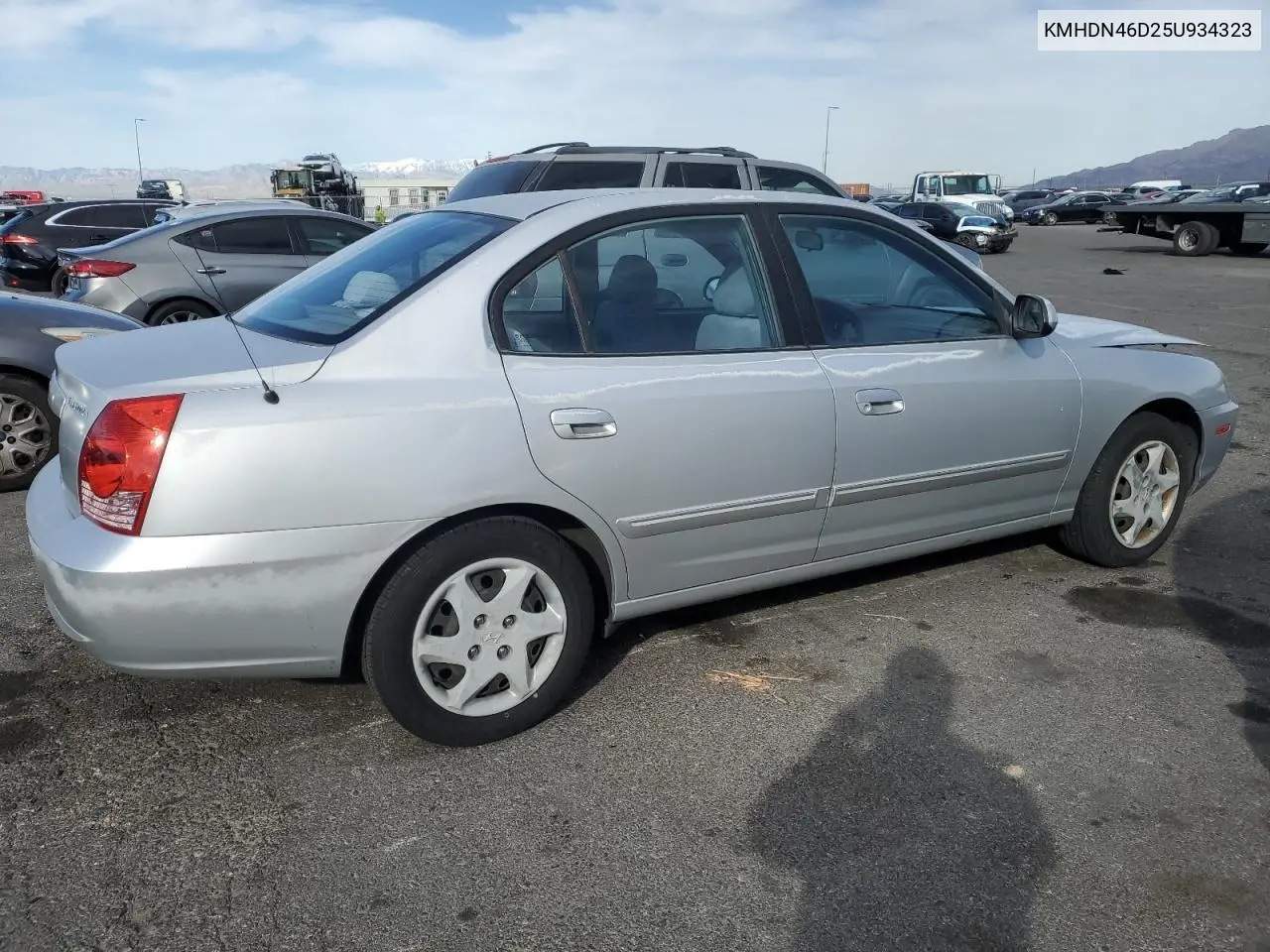 2005 Hyundai Elantra Gls VIN: KMHDN46D25U934323 Lot: 50057085
