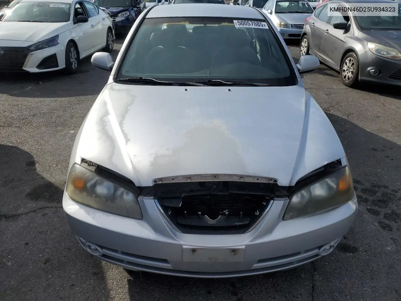 2005 Hyundai Elantra Gls VIN: KMHDN46D25U934323 Lot: 50057085
