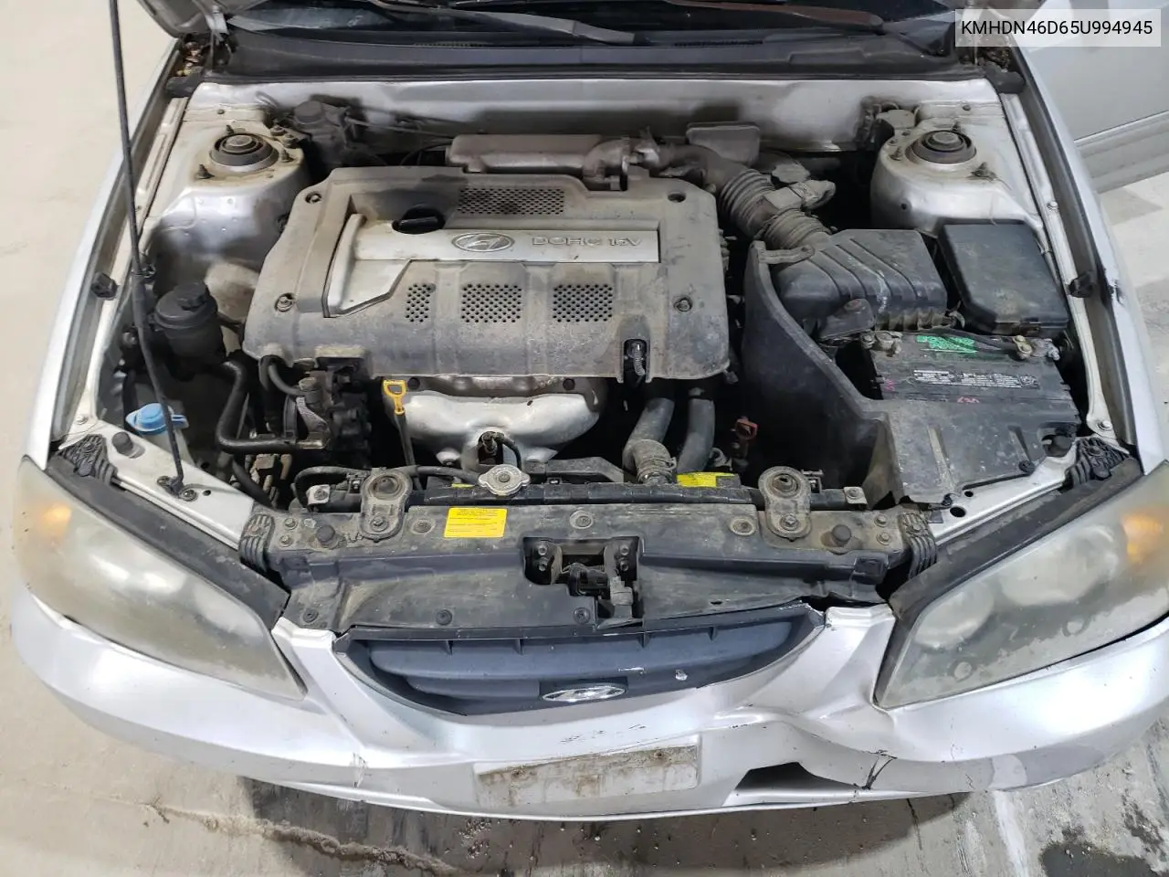 2005 Hyundai Elantra Gls VIN: KMHDN46D65U994945 Lot: 54497725