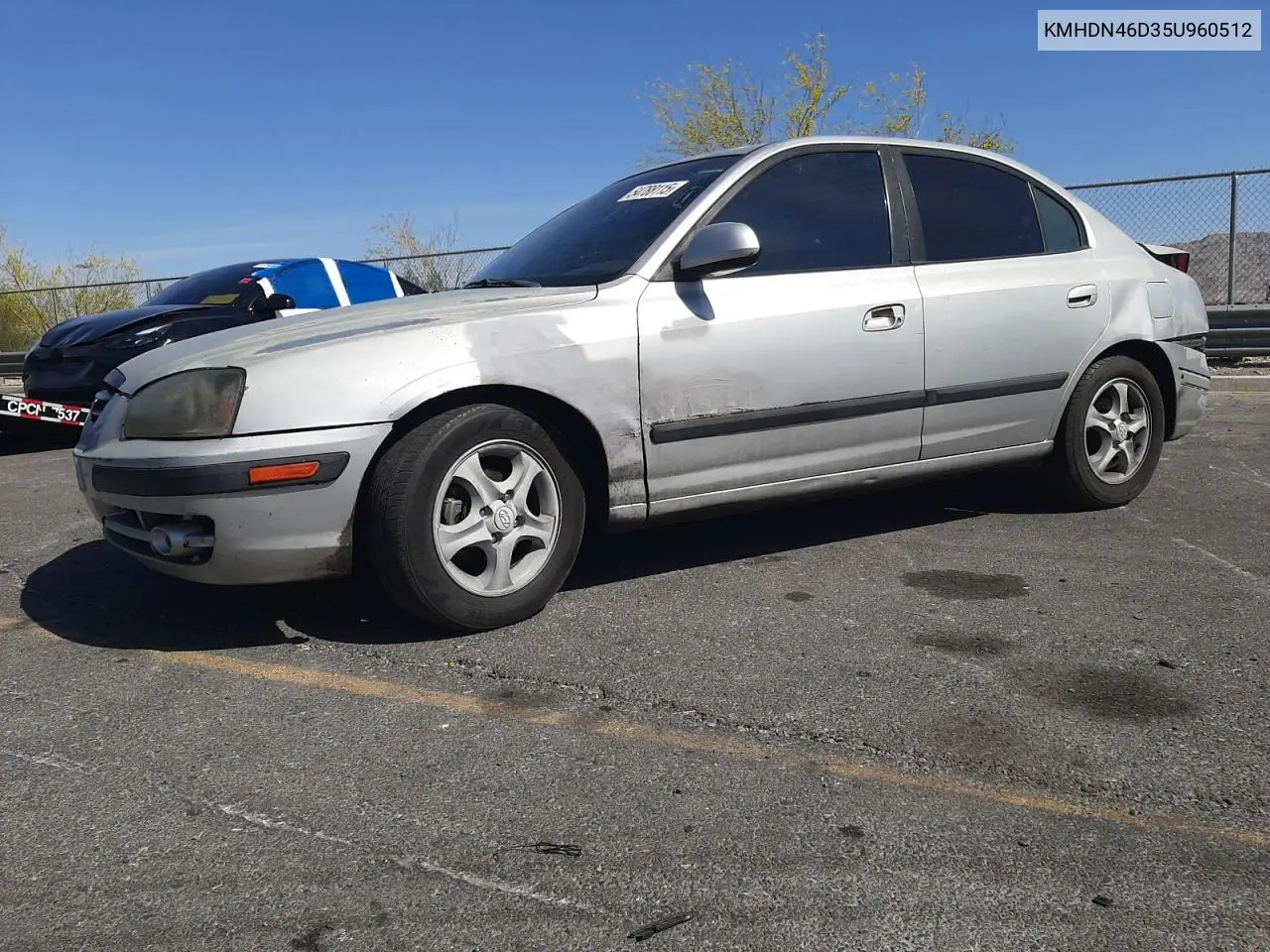 2005 Hyundai Elantra Gls VIN: KMHDN46D35U960512 Lot: 54788115