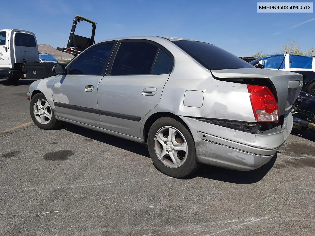 2005 Hyundai Elantra Gls VIN: KMHDN46D35U960512 Lot: 54788115