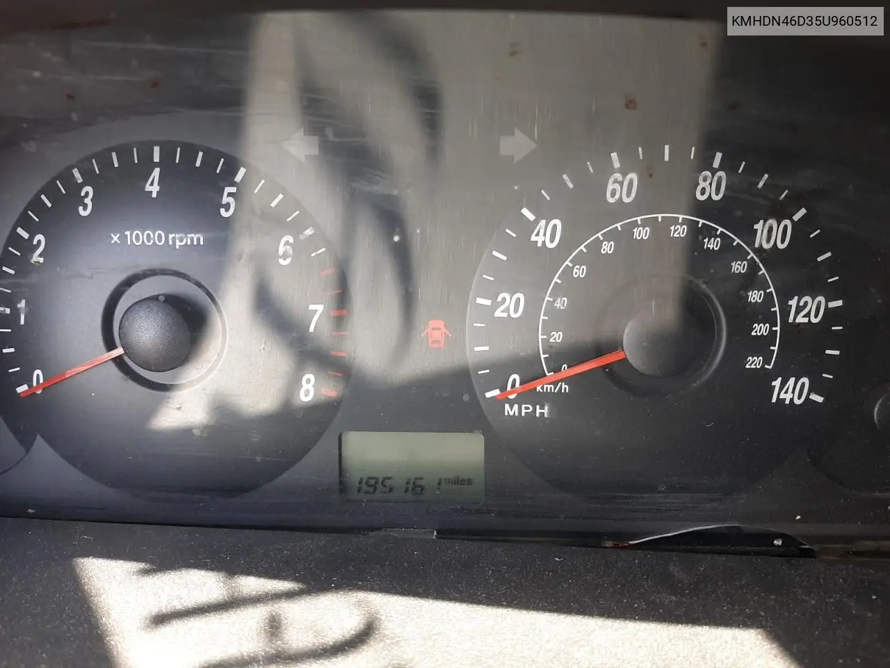 2005 Hyundai Elantra Gls VIN: KMHDN46D35U960512 Lot: 54788115