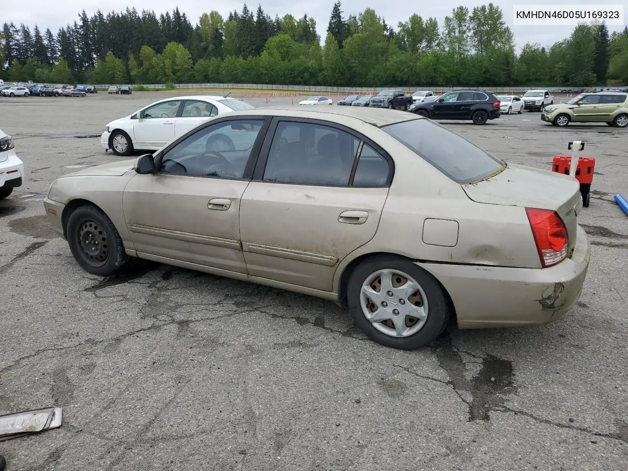 2005 Hyundai Elantra Gls VIN: KMHDN46D05U169323 Lot: 55138445