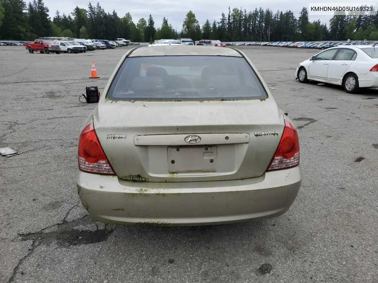 2005 Hyundai Elantra Gls VIN: KMHDN46D05U169323 Lot: 55138445
