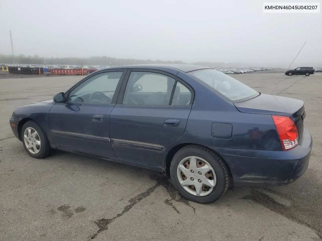 2005 Hyundai Elantra Gls VIN: KMHDN46D45U043207 Lot: 55255455