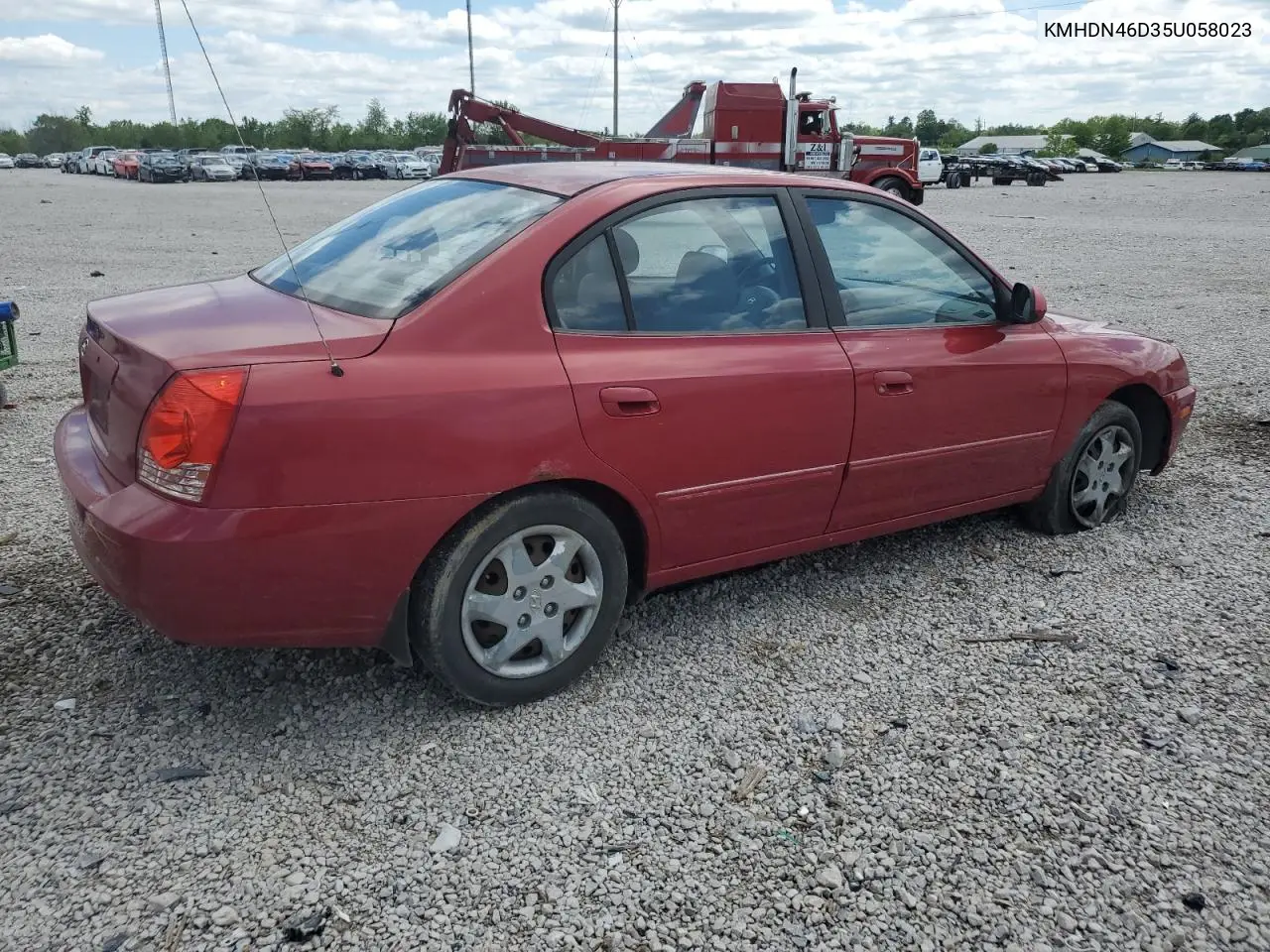 2005 Hyundai Elantra Gls VIN: KMHDN46D35U058023 Lot: 55467645