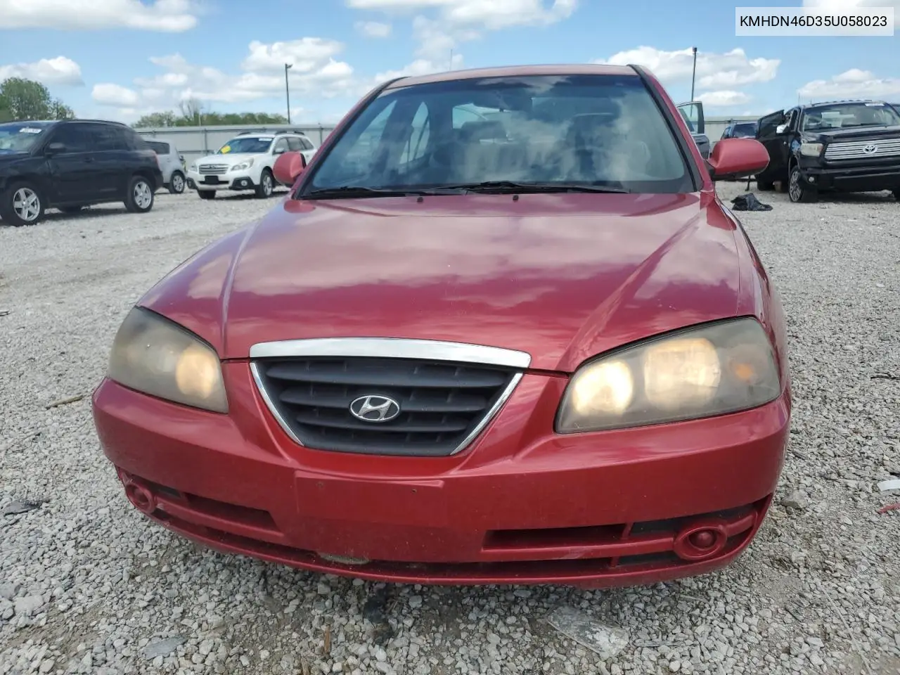 2005 Hyundai Elantra Gls VIN: KMHDN46D35U058023 Lot: 55467645