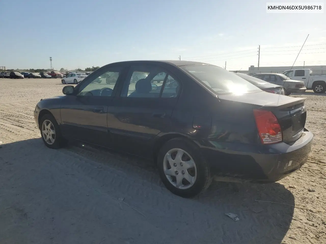 2005 Hyundai Elantra Gls VIN: KMHDN46DX5U986718 Lot: 55510955