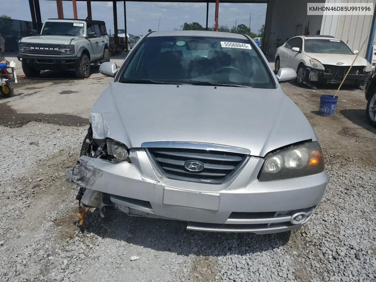 2005 Hyundai Elantra Gls VIN: KMHDN46D85U991996 Lot: 55560045