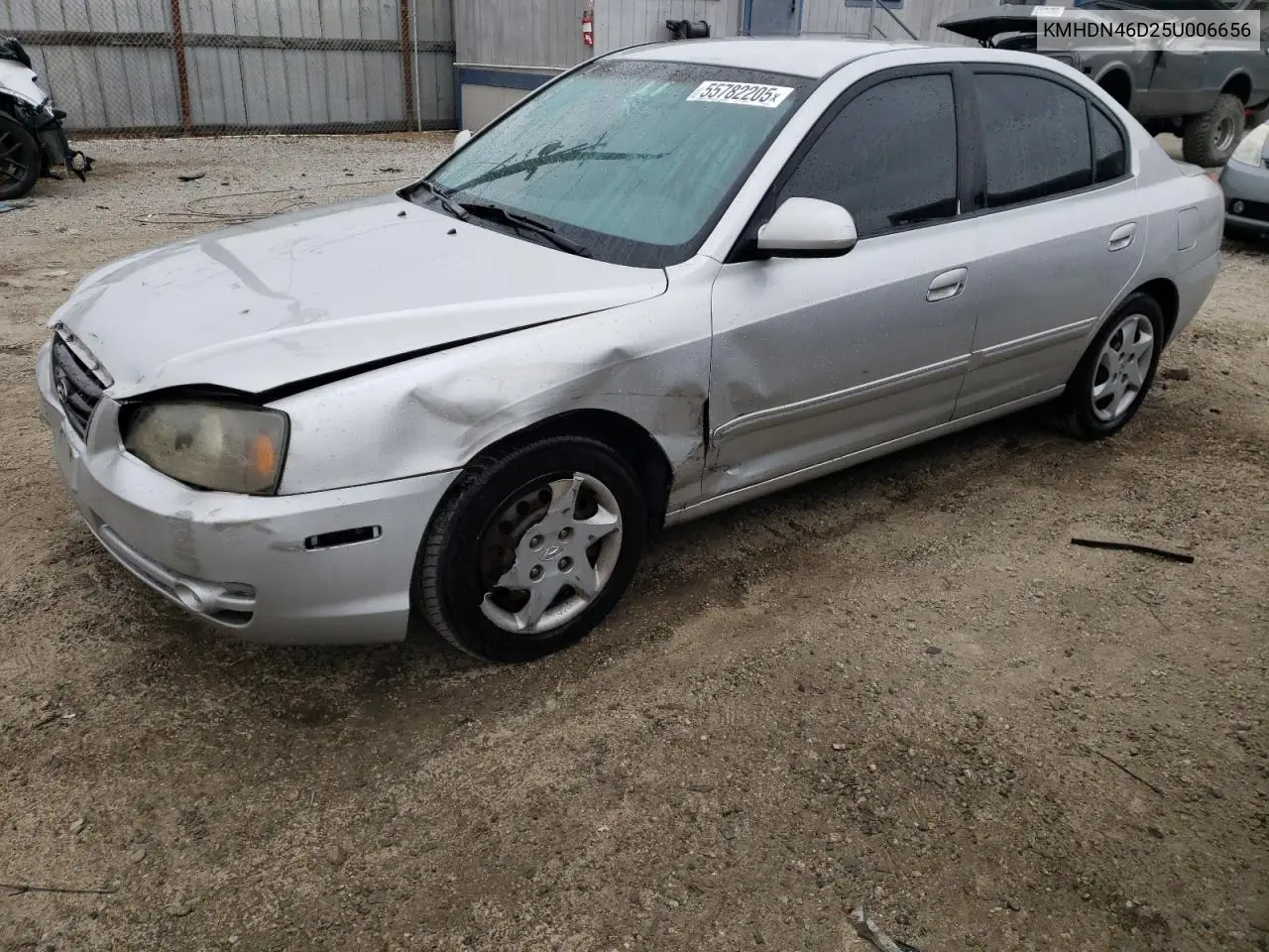 2005 Hyundai Elantra Gls VIN: KMHDN46D25U006656 Lot: 55782205