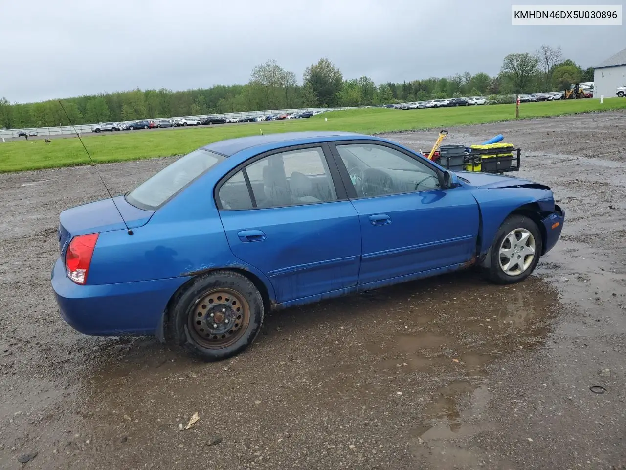 2005 Hyundai Elantra Gls VIN: KMHDN46DX5U030896 Lot: 55809135