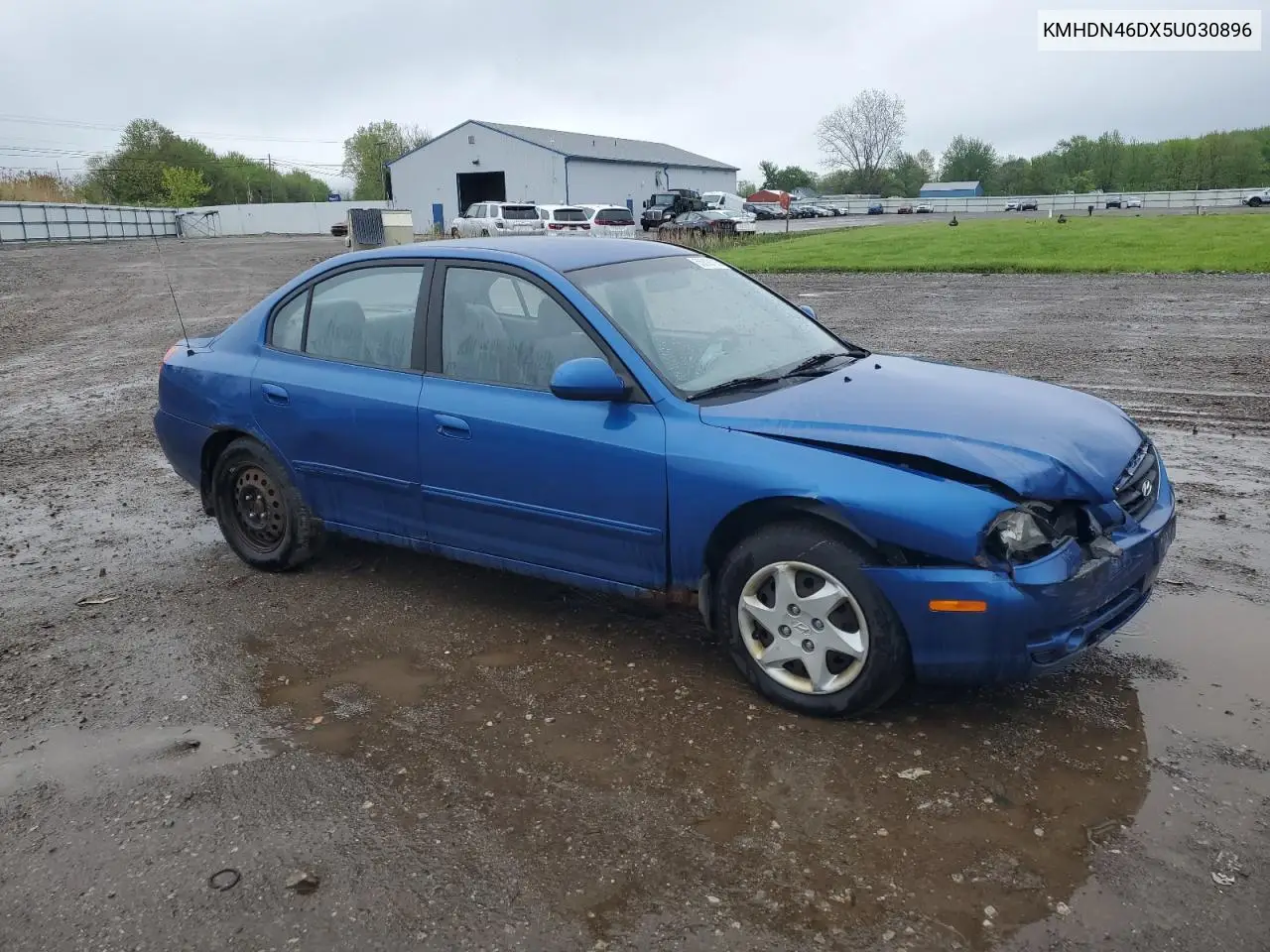 2005 Hyundai Elantra Gls VIN: KMHDN46DX5U030896 Lot: 55809135