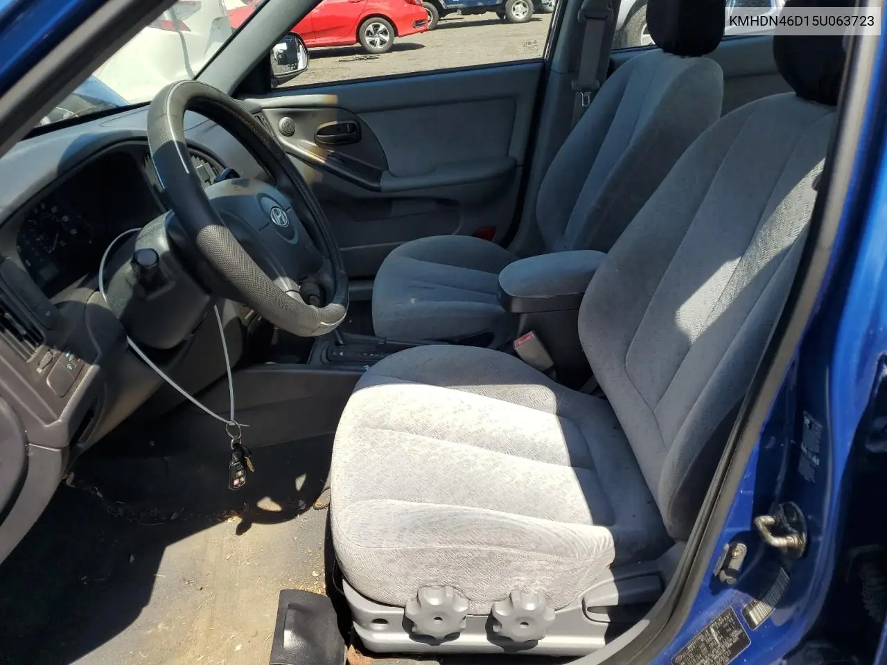 2005 Hyundai Elantra Gls VIN: KMHDN46D15U063723 Lot: 56113495