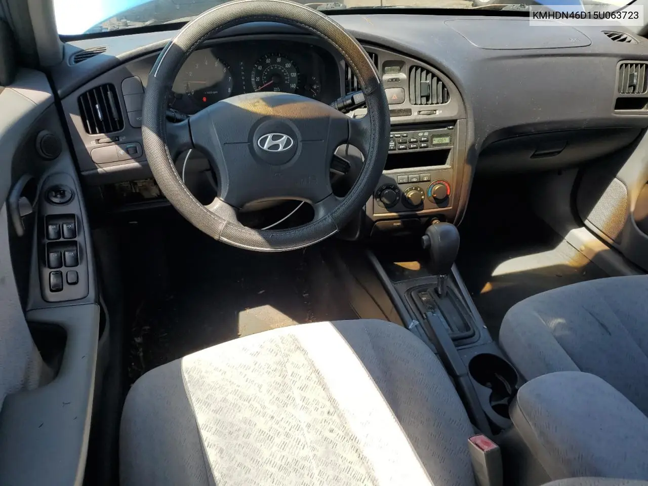2005 Hyundai Elantra Gls VIN: KMHDN46D15U063723 Lot: 56113495