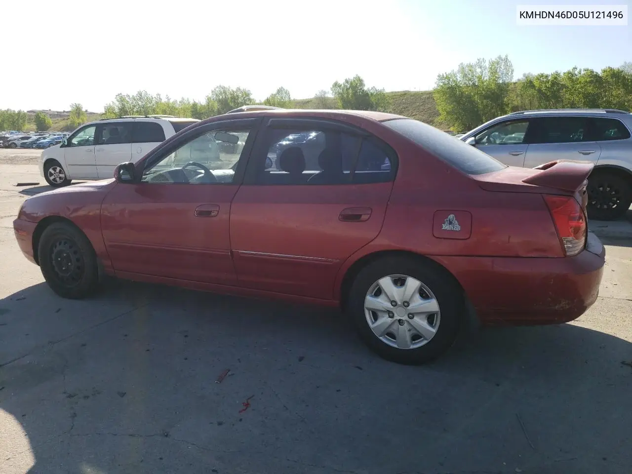 2005 Hyundai Elantra Gls VIN: KMHDN46D05U121496 Lot: 56134525