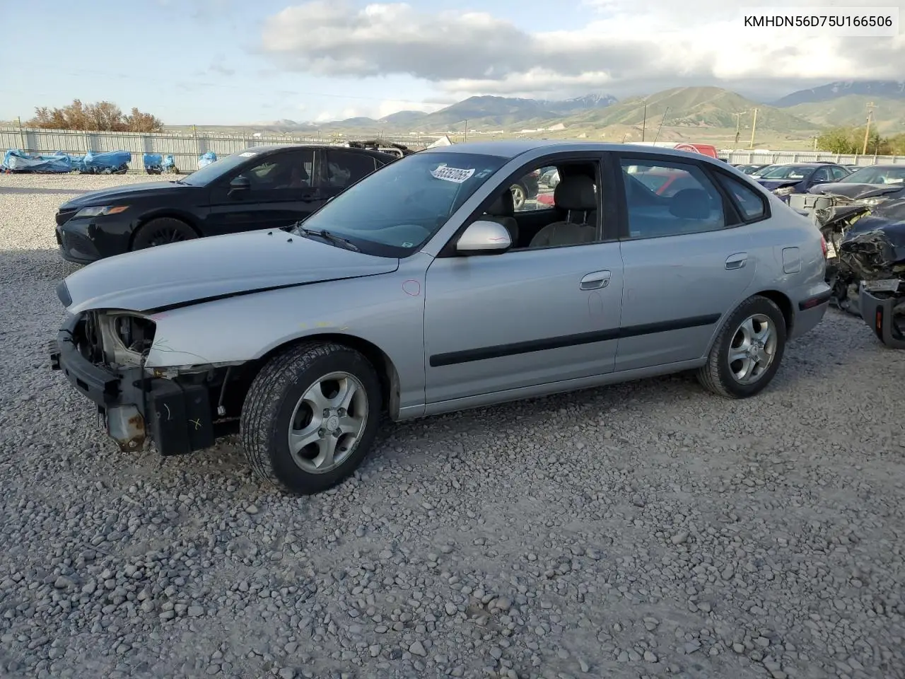 2005 Hyundai Elantra Gls VIN: KMHDN56D75U166506 Lot: 56352065