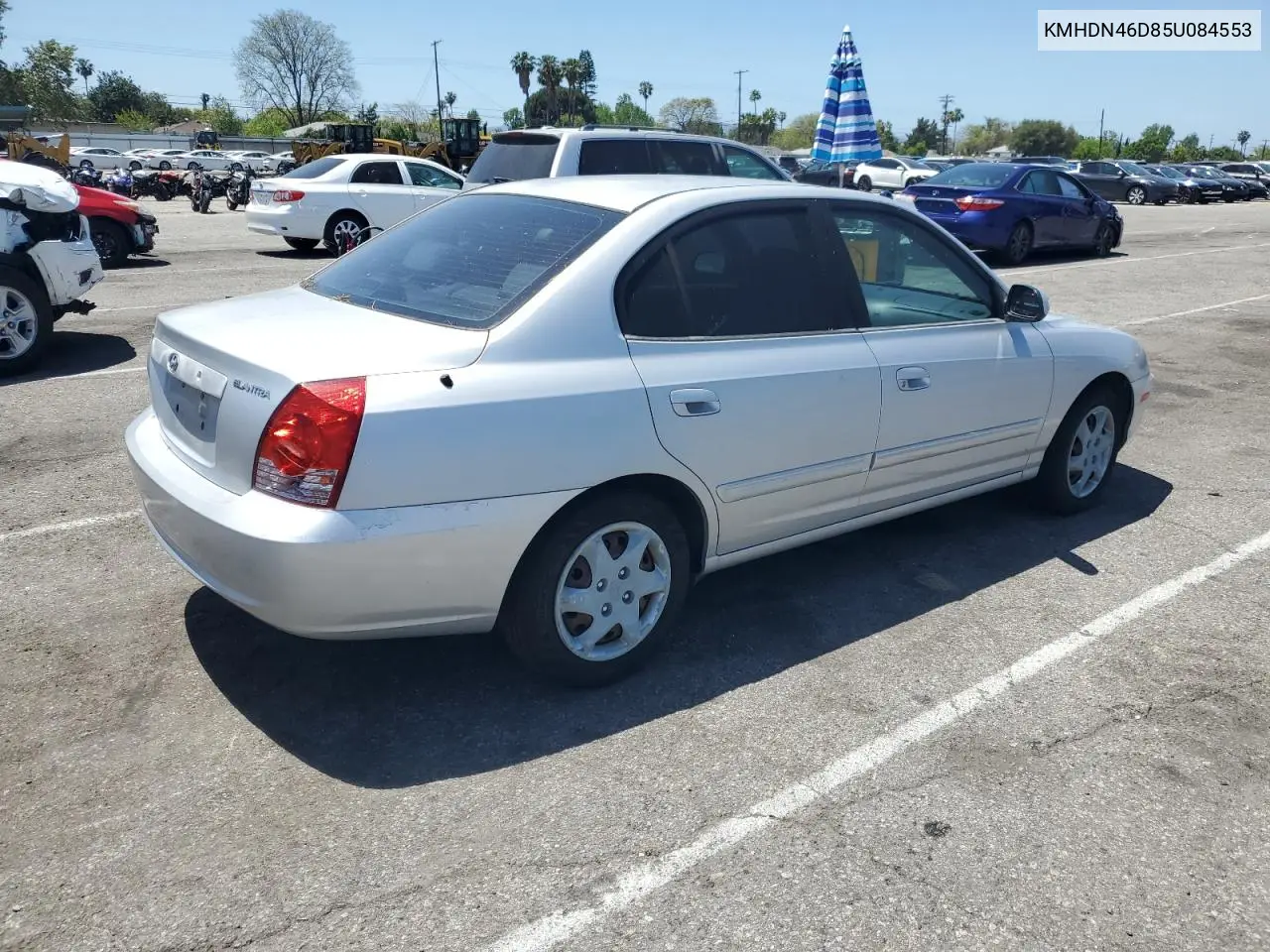 2005 Hyundai Elantra Gls VIN: KMHDN46D85U084553 Lot: 56999985