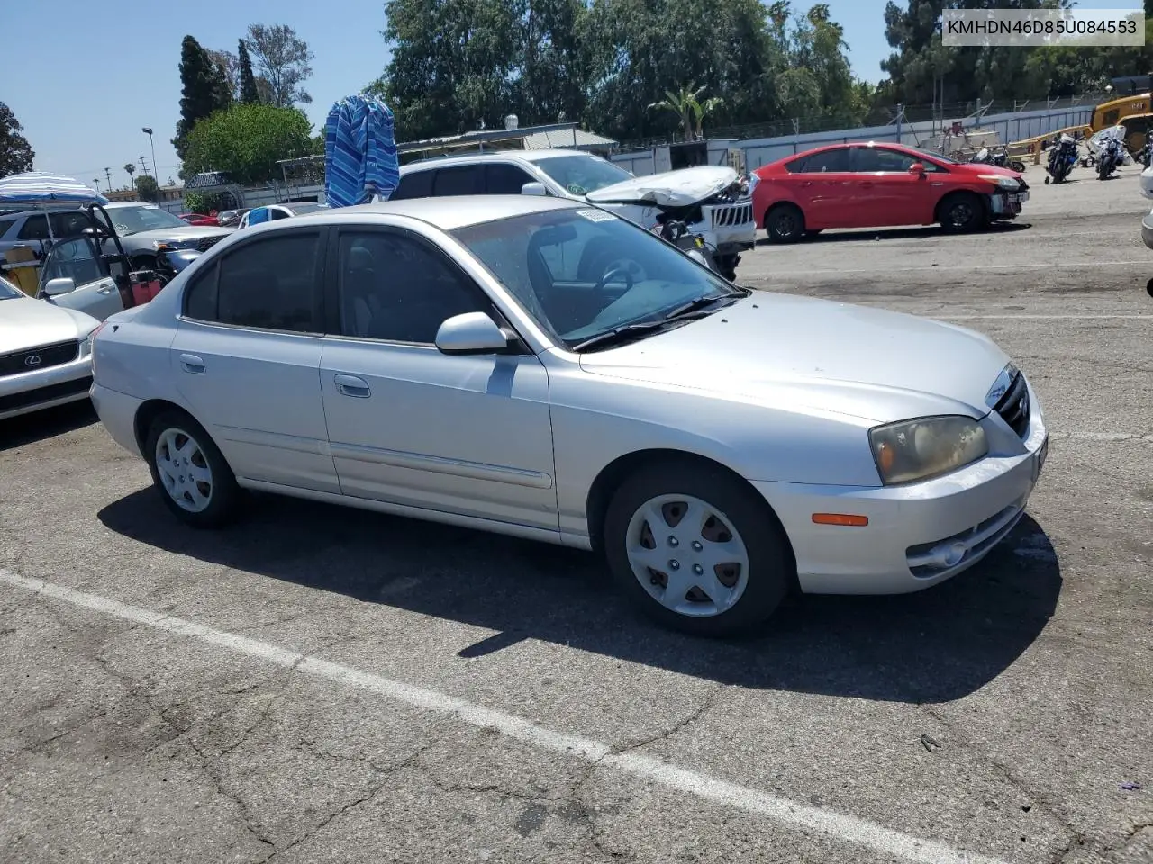 2005 Hyundai Elantra Gls VIN: KMHDN46D85U084553 Lot: 56999985