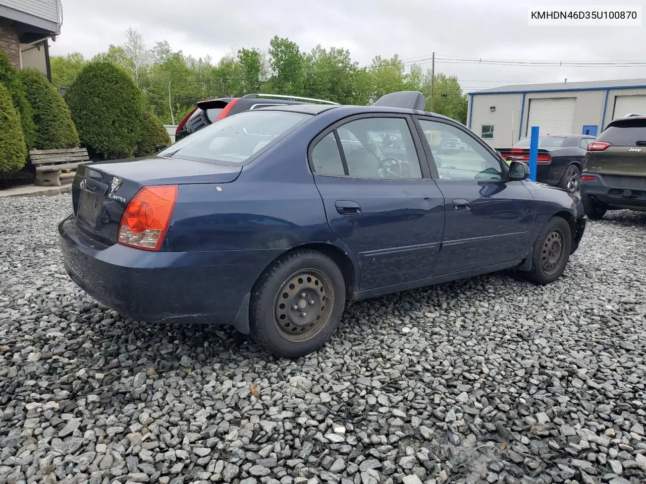 2005 Hyundai Elantra Gls VIN: KMHDN46D35U100870 Lot: 57279485
