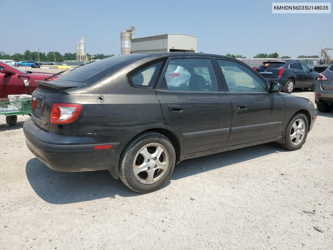 2005 Hyundai Elantra Gls VIN: KMHDN56D35U148035 Lot: 59706515