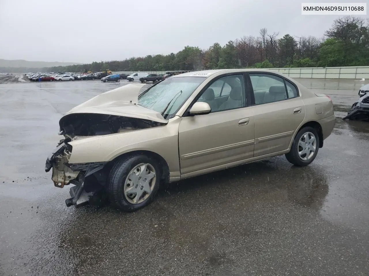 2005 Hyundai Elantra Gls VIN: KMHDN46D95U110688 Lot: 60240955