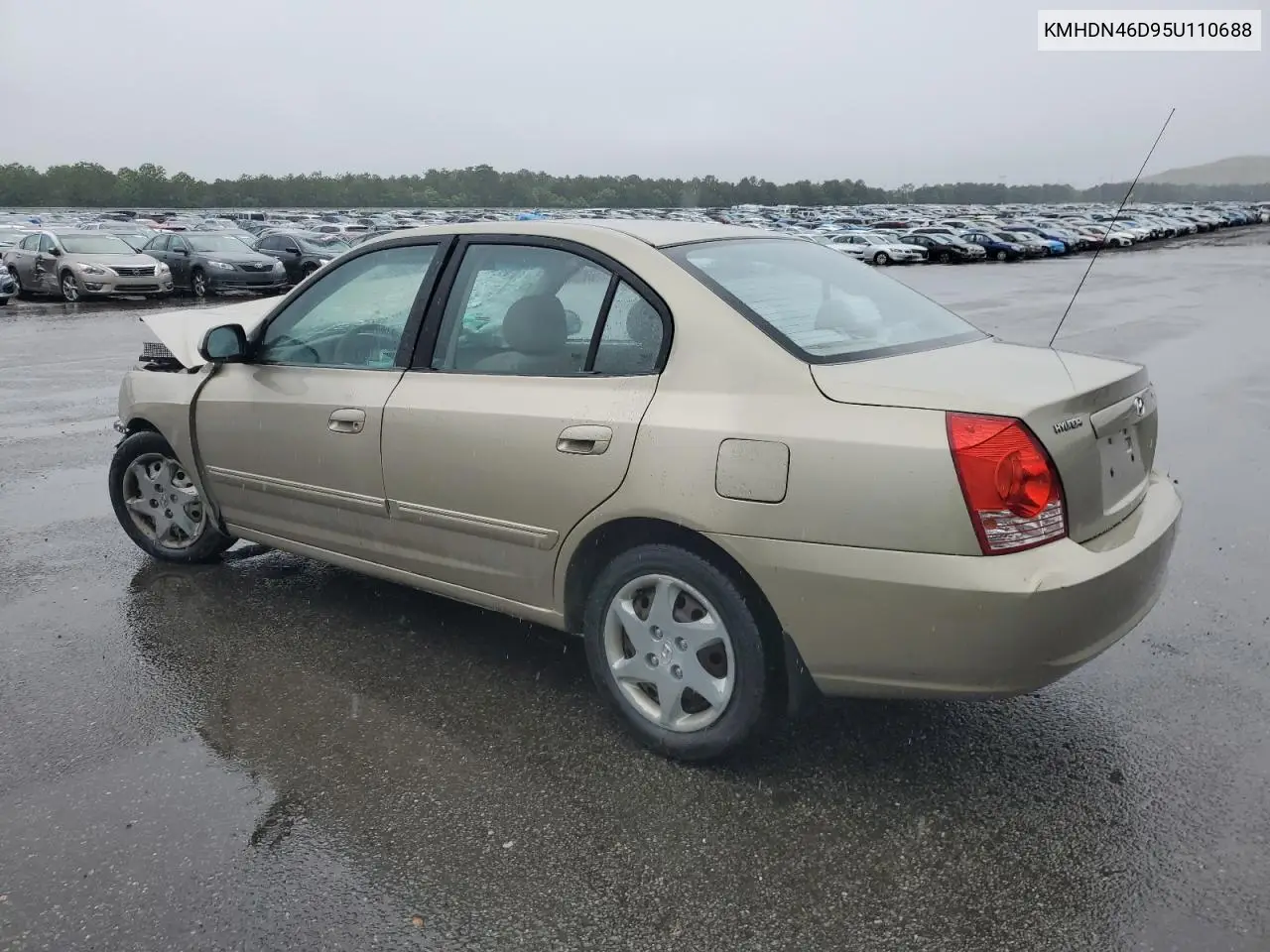 2005 Hyundai Elantra Gls VIN: KMHDN46D95U110688 Lot: 60240955