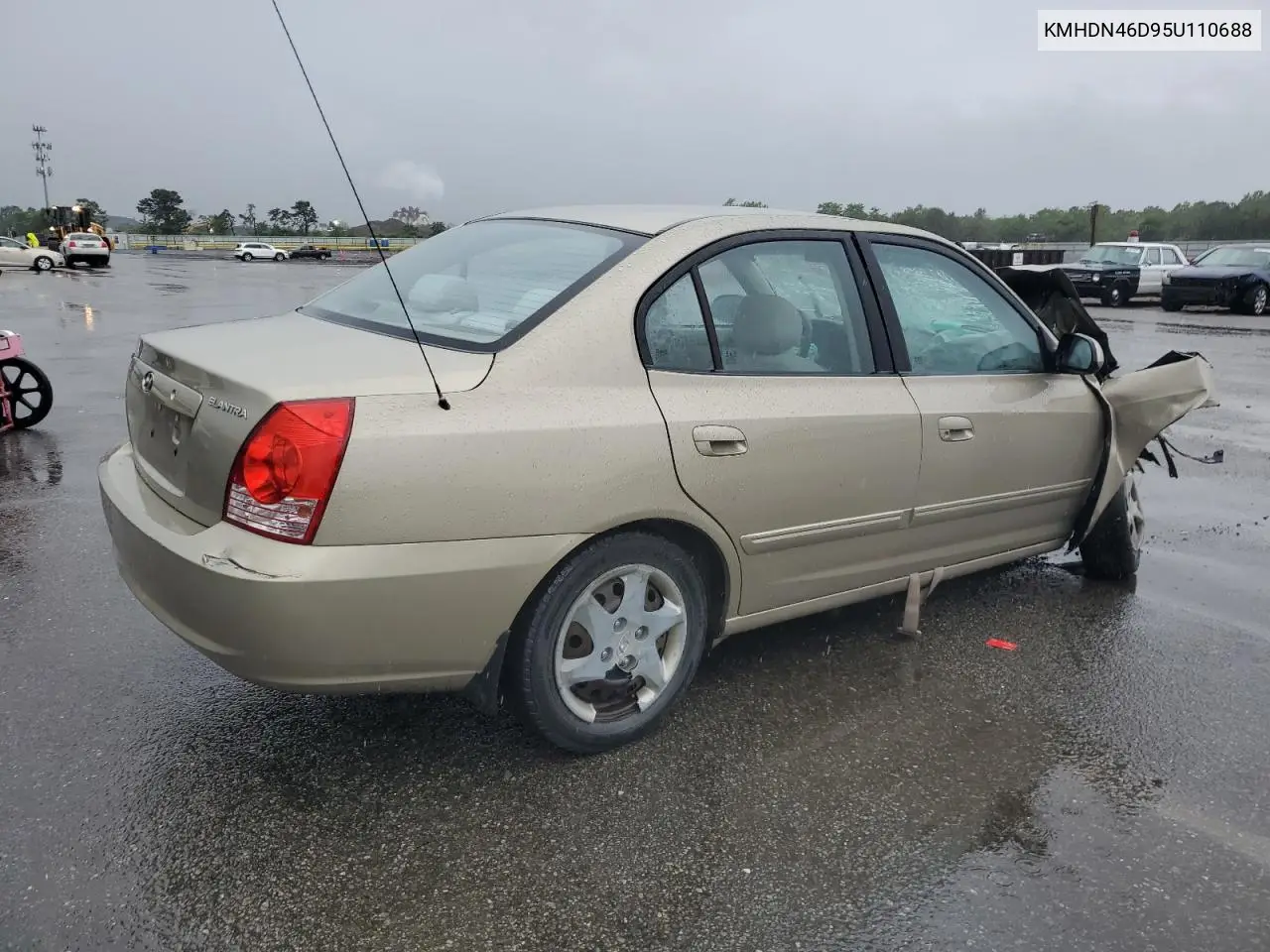 2005 Hyundai Elantra Gls VIN: KMHDN46D95U110688 Lot: 60240955