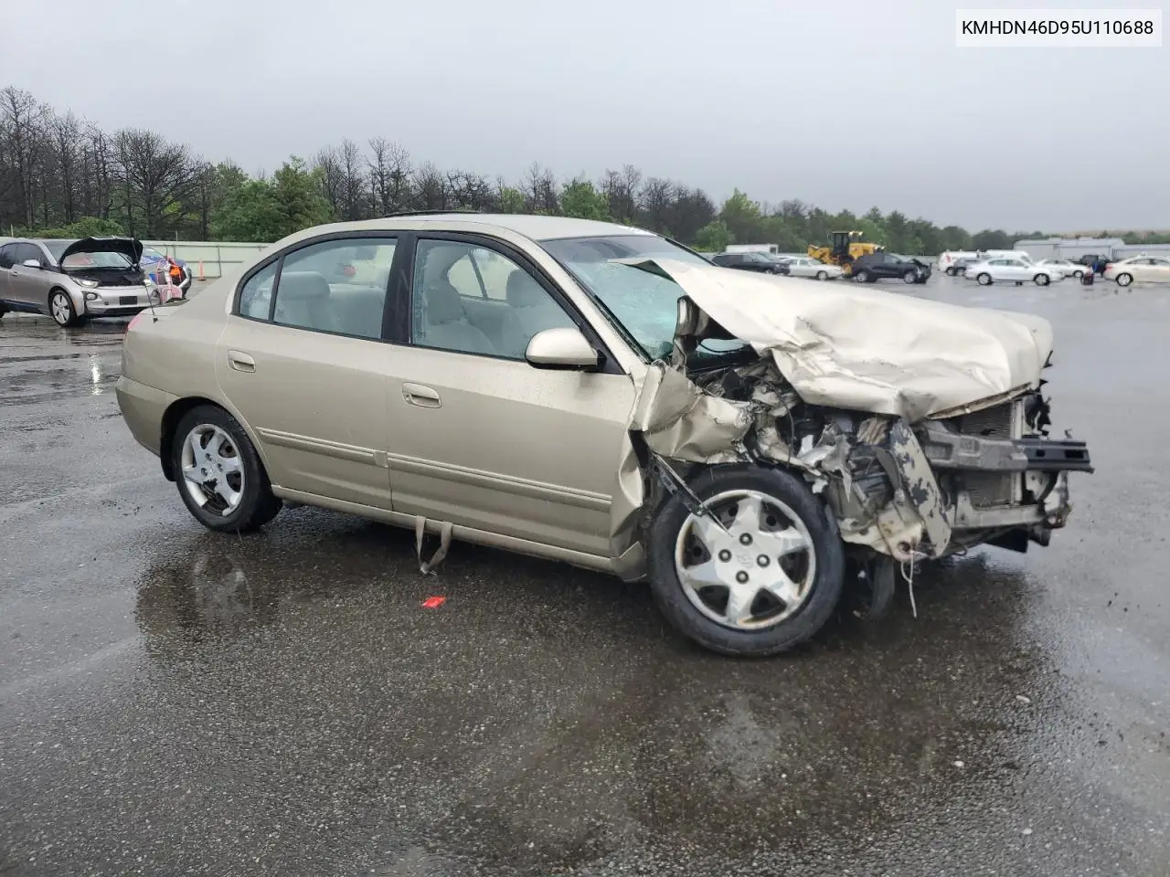 2005 Hyundai Elantra Gls VIN: KMHDN46D95U110688 Lot: 60240955