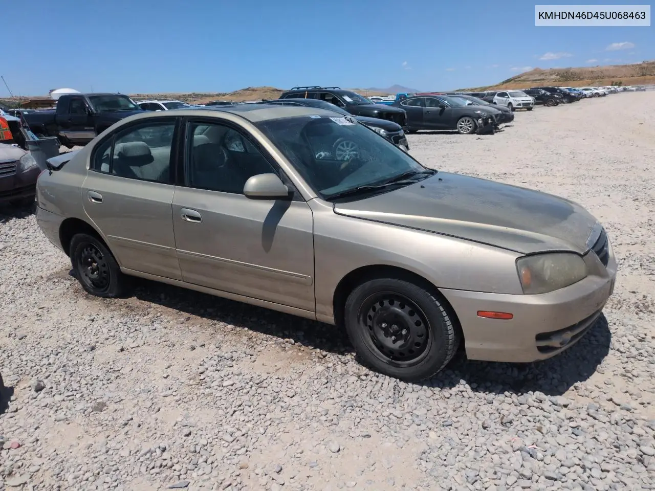 2005 Hyundai Elantra Gls VIN: KMHDN46D45U068463 Lot: 60810135