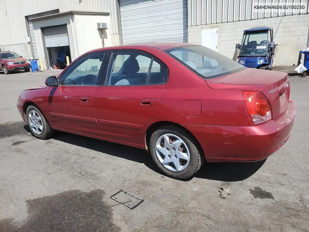 2005 Hyundai Elantra Gls VIN: KMHDN46D65U100250 Lot: 61225025