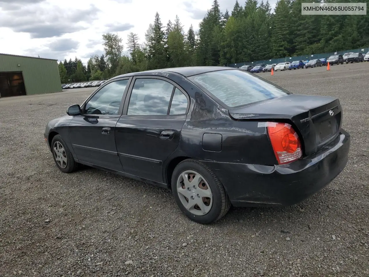 2005 Hyundai Elantra Gls VIN: KMHDN46D65U055794 Lot: 61688735
