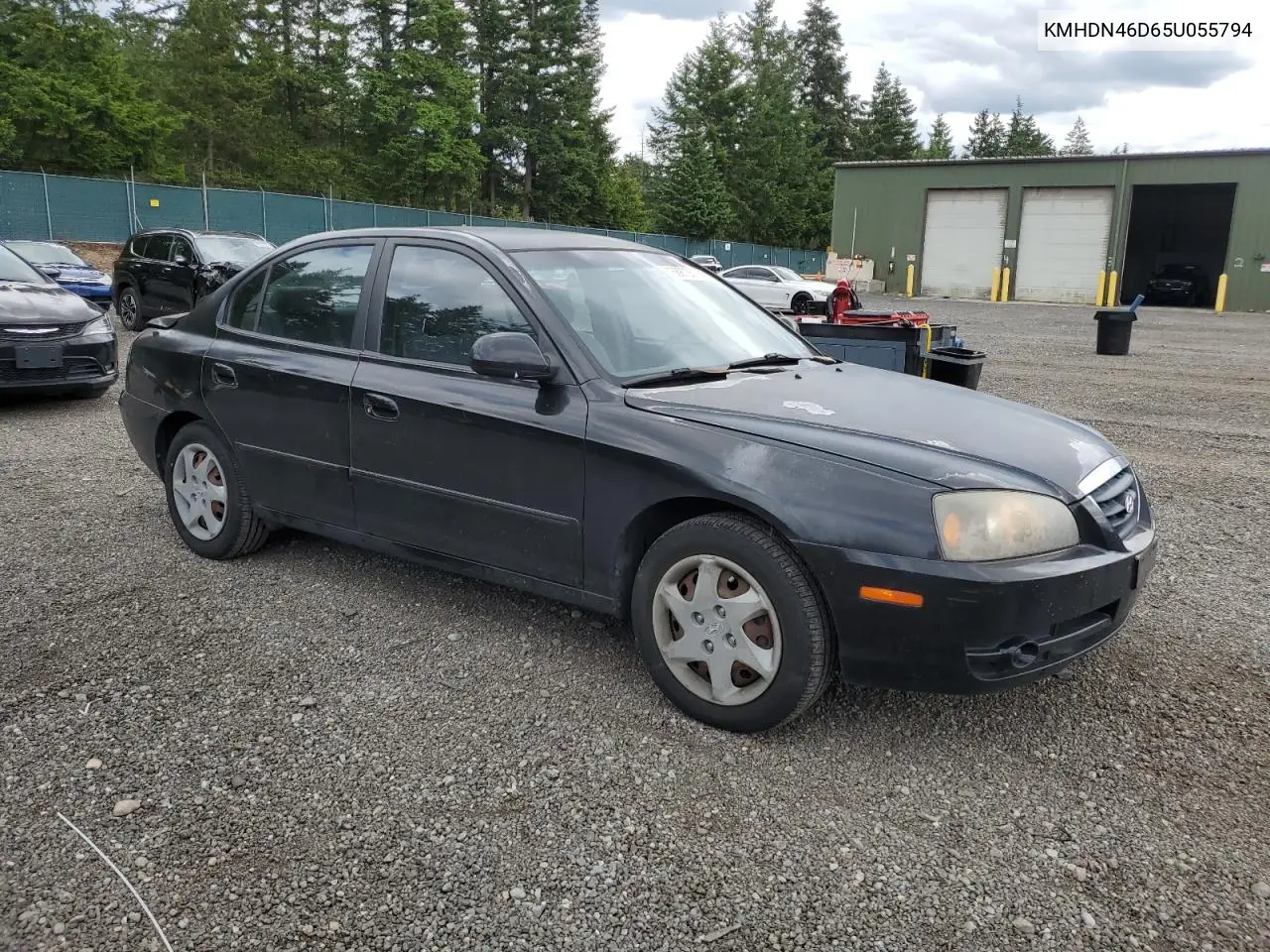 2005 Hyundai Elantra Gls VIN: KMHDN46D65U055794 Lot: 61688735