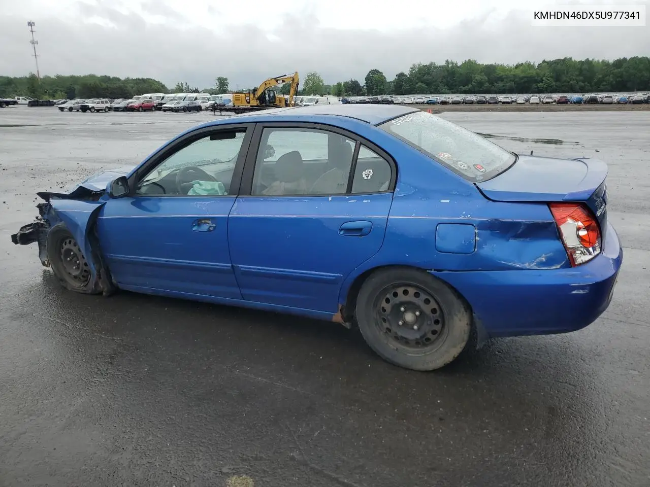 2005 Hyundai Elantra Gls VIN: KMHDN46DX5U977341 Lot: 61721975