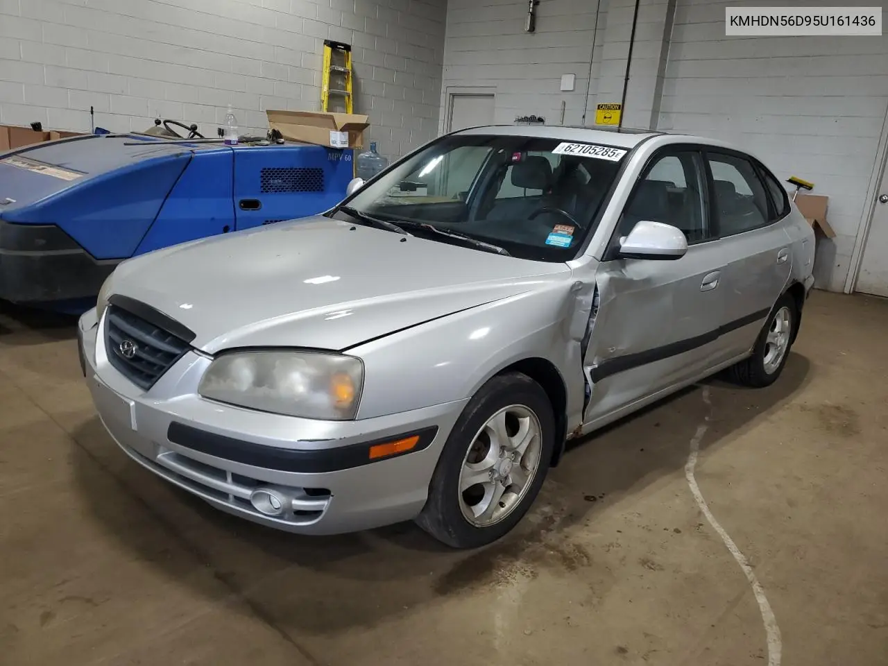 2005 Hyundai Elantra Gls VIN: KMHDN56D95U161436 Lot: 62105285