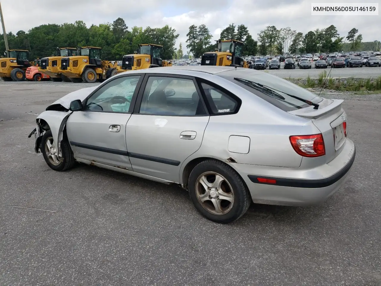 2005 Hyundai Elantra Gls VIN: KMHDN56D05U146159 Lot: 62590895