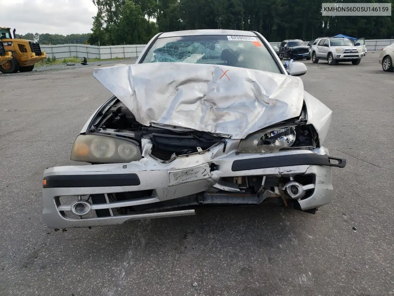 2005 Hyundai Elantra Gls VIN: KMHDN56D05U146159 Lot: 62590895