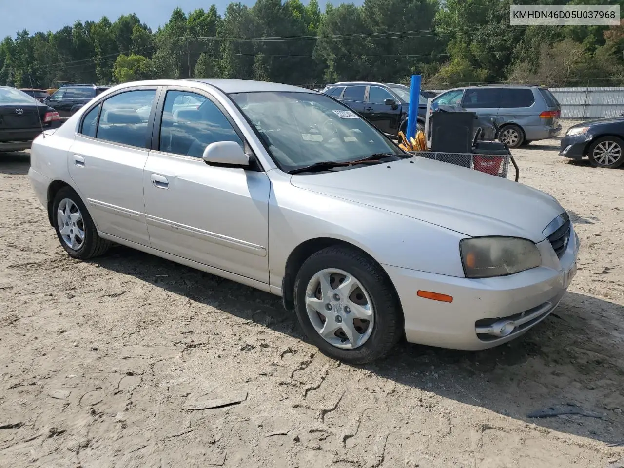 2005 Hyundai Elantra Gls VIN: KMHDN46D05U037968 Lot: 63322445