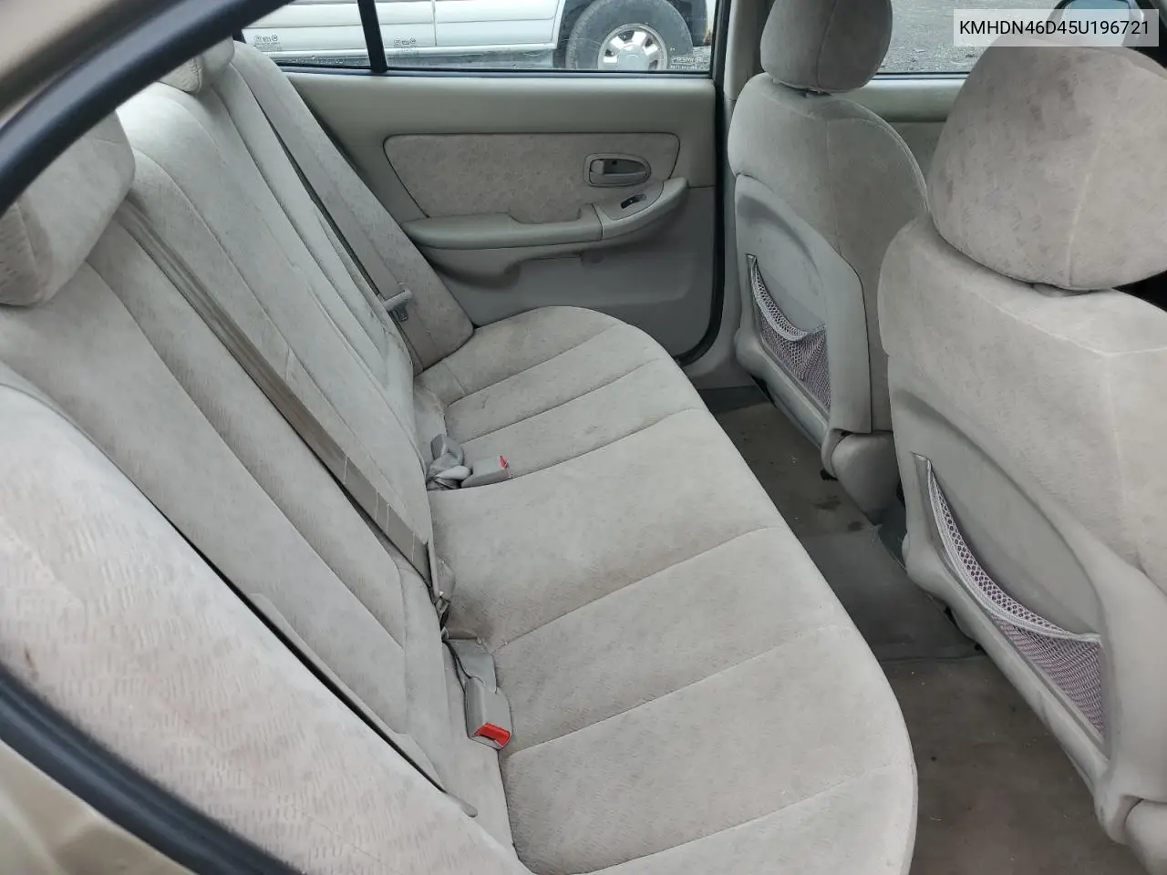 2005 Hyundai Elantra Gls VIN: KMHDN46D45U196721 Lot: 63421435