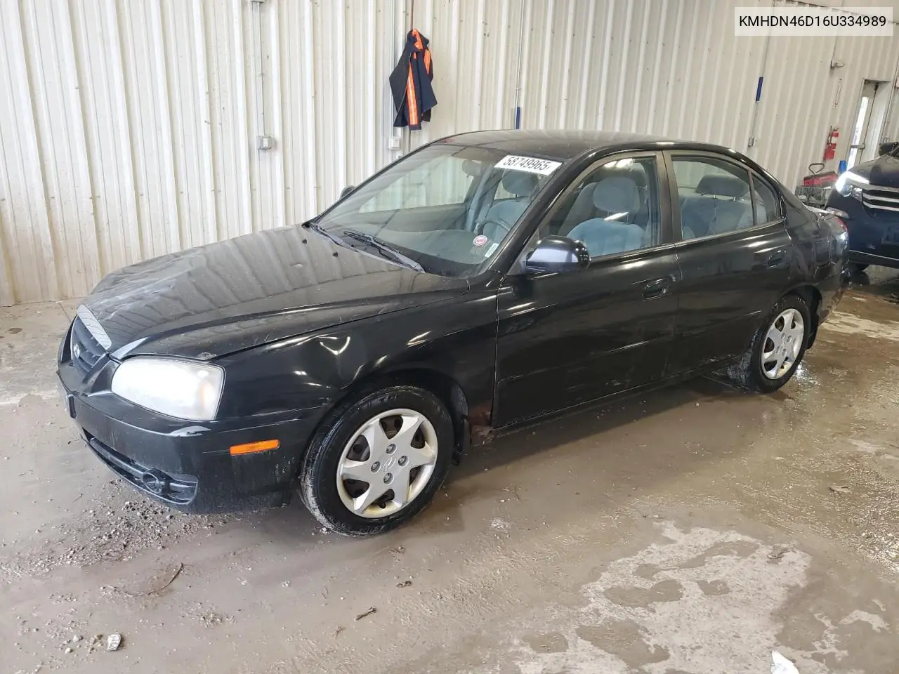 2006 Hyundai Elantra Gls VIN: KMHDN46D16U334989 Lot: 58749965