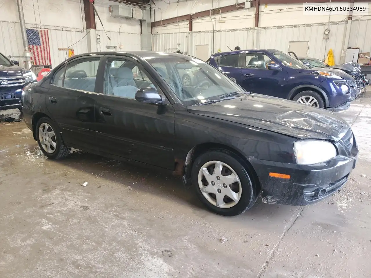 2006 Hyundai Elantra Gls VIN: KMHDN46D16U334989 Lot: 58749965