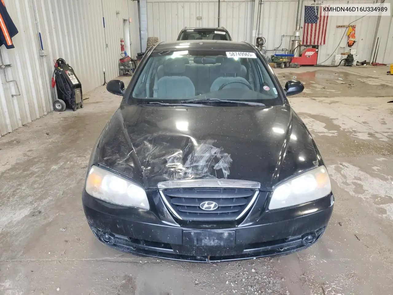 2006 Hyundai Elantra Gls VIN: KMHDN46D16U334989 Lot: 58749965